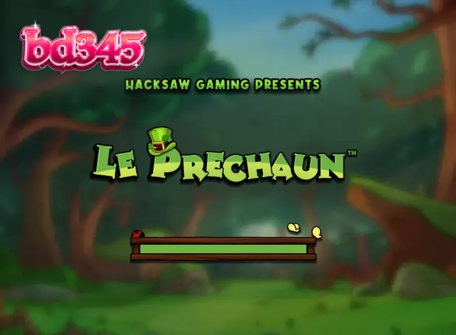 Le Prechaun স্লট গেমের একটি দৃশ্য যেখানে রাগান্বিত র‍্যাকুন এবং আইরিশ থিম দেখা যাচ্ছে